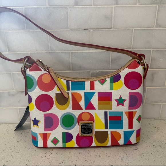 Dooney & Bourke Handbags - Dooney & Bourke Multicolor Graphic Crossbody Bag